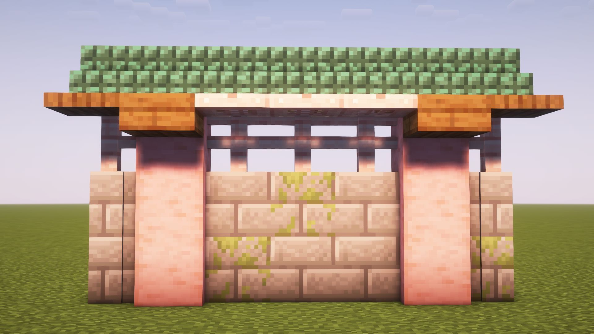 minecraft japanese wall