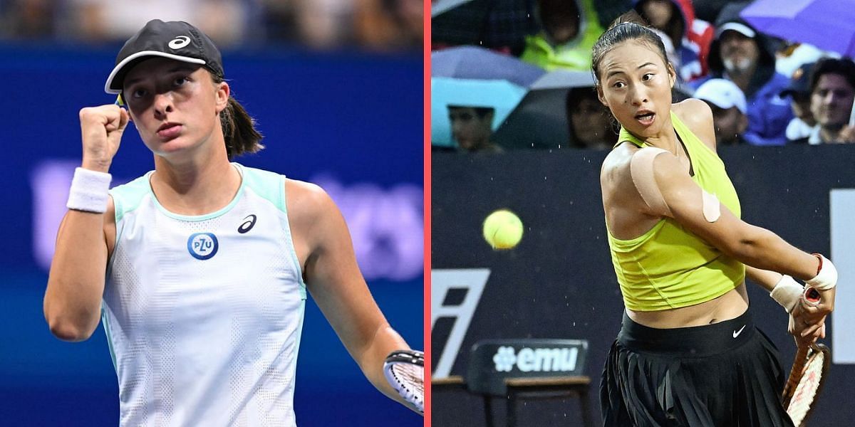 Iga Swiatek and Qinwen Zheng are two of the best young players on the WTA tour currently