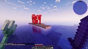 Minecraft player finds the smallest mushroom island