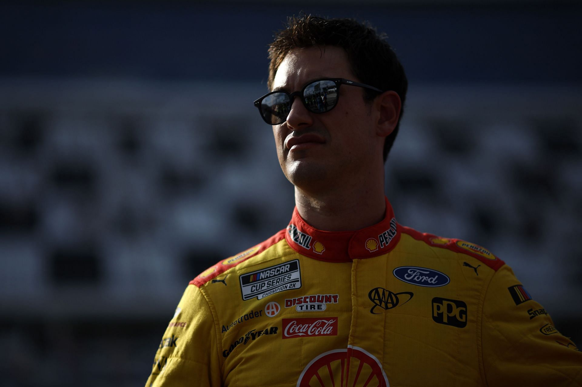 Joey Logano at Daytona International Speedway