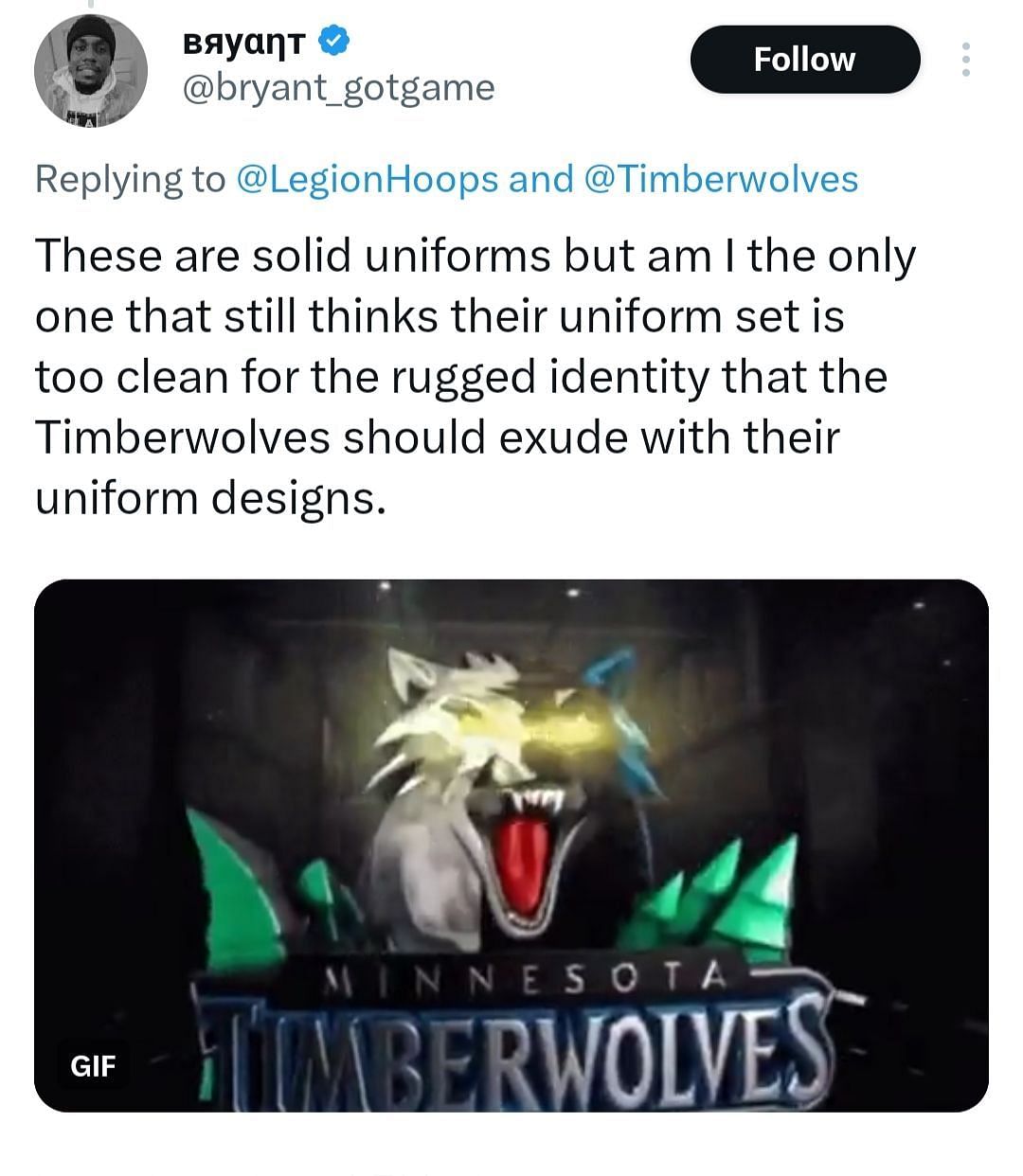 Timberwolves outfit 2023-2024