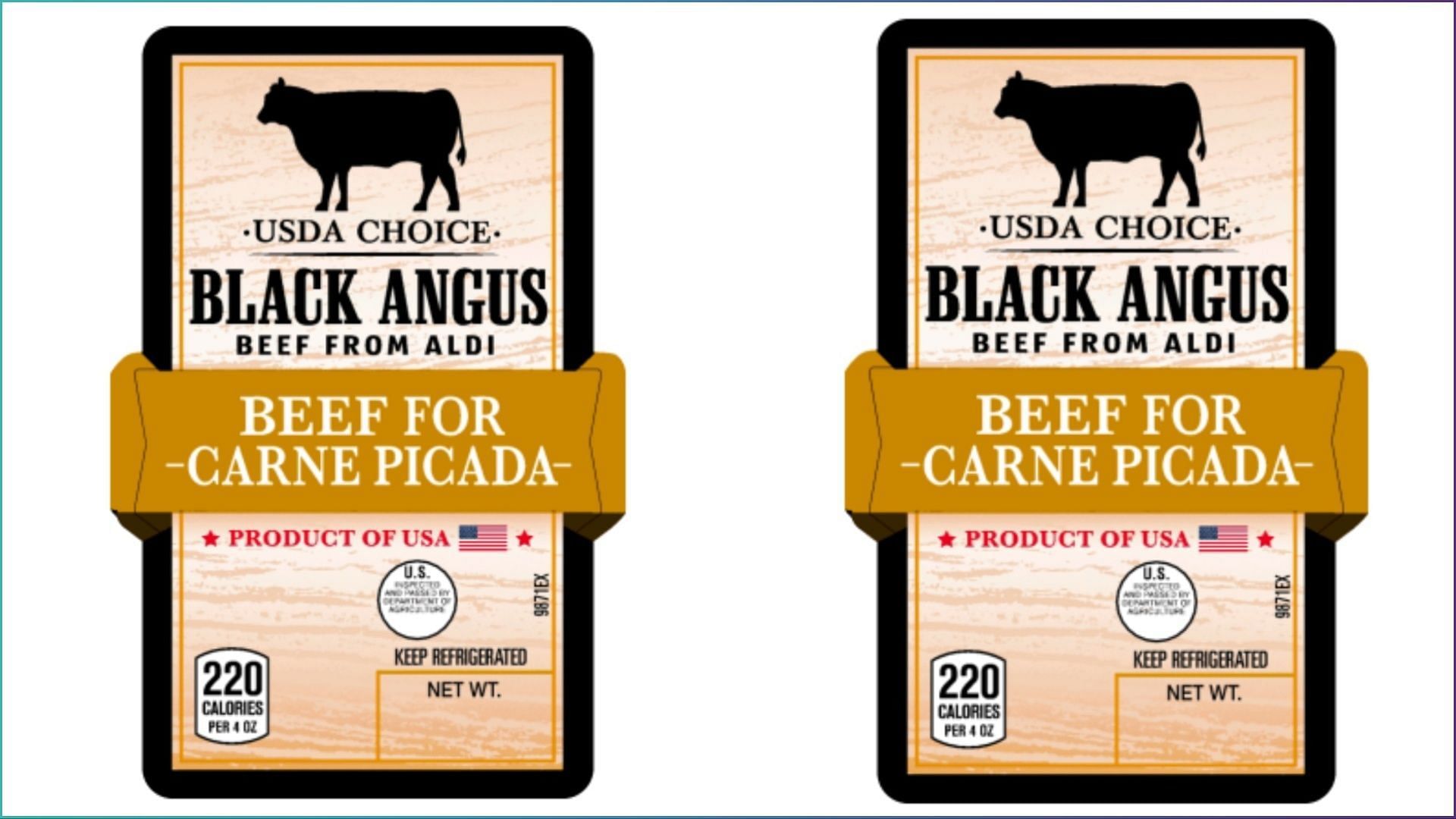 Aldi&rsquo;s raw beef products affected by the FSIS alert are no longer available for purchase (Image via FSIS)