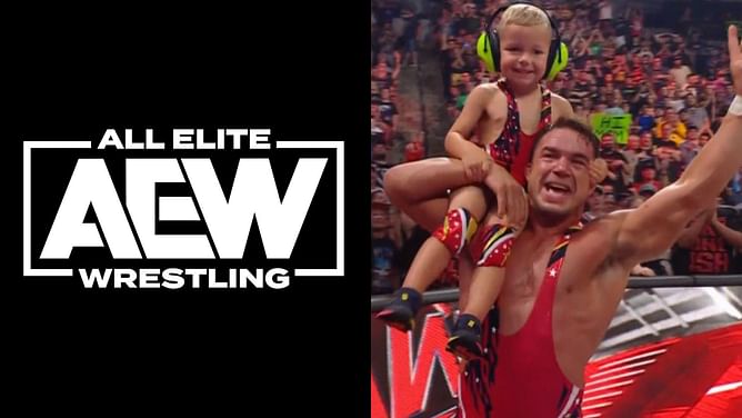 AEW star reacts to Chad Gable's adorable moment with his son on RAW
