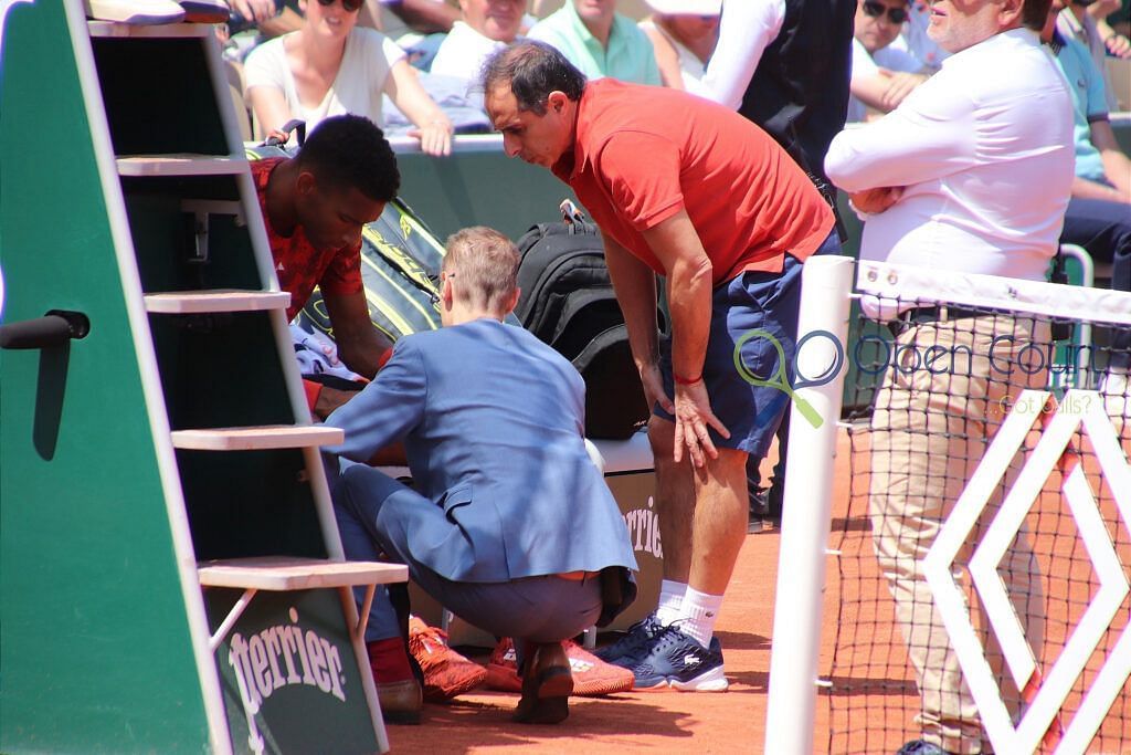 Auger-Aliassime suffered from diarrhea and a shoulder injury at this year&#039;s French Open