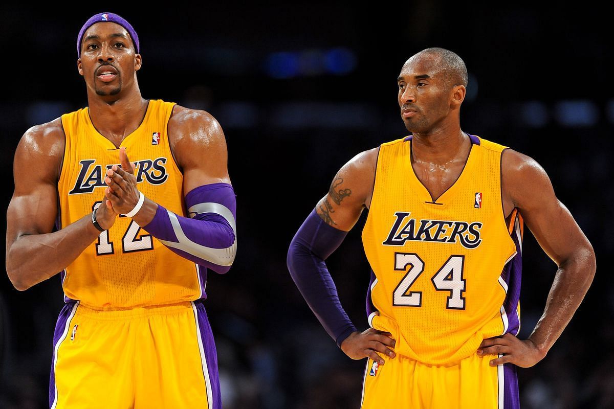 Dwight Howard and Kobe Bryant