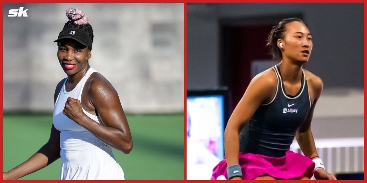 Venus Williams and Zheng Qinwen will clash at Cincinnati.