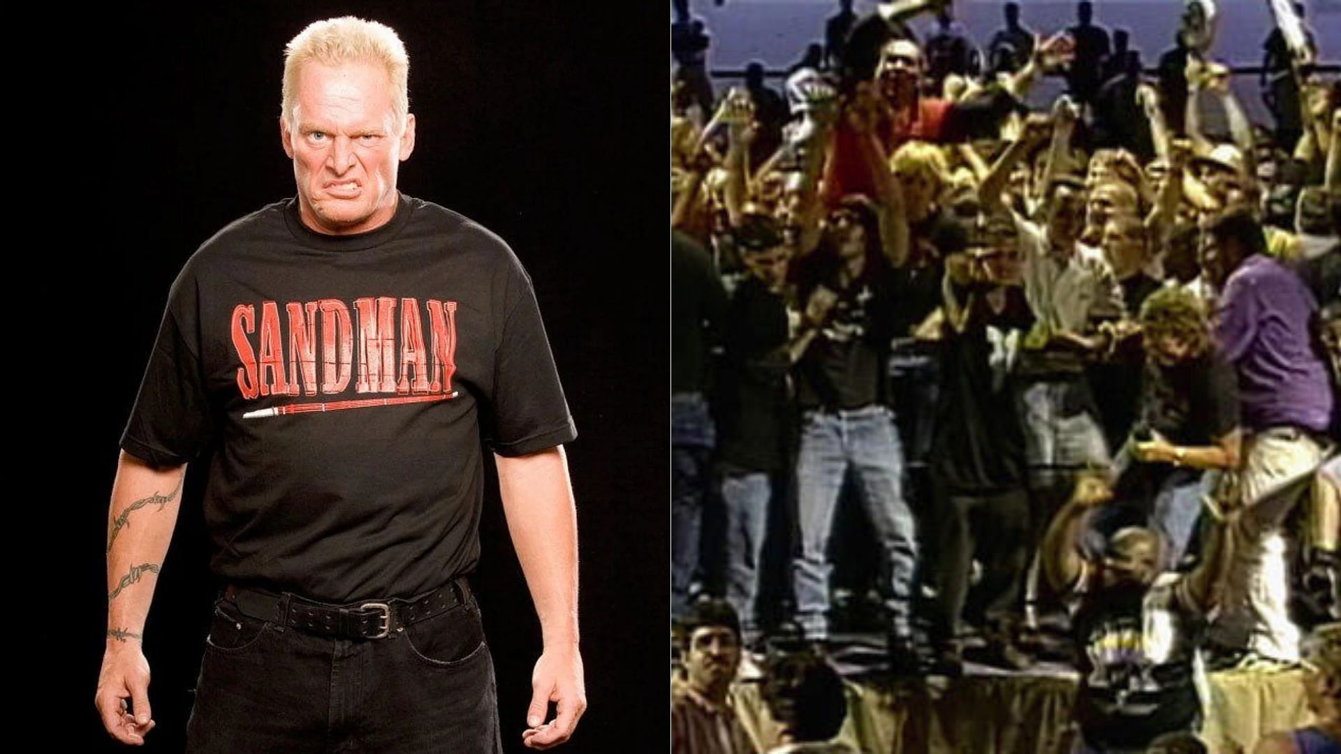 Five-time ECW World Heavyweight Champion The Sandman