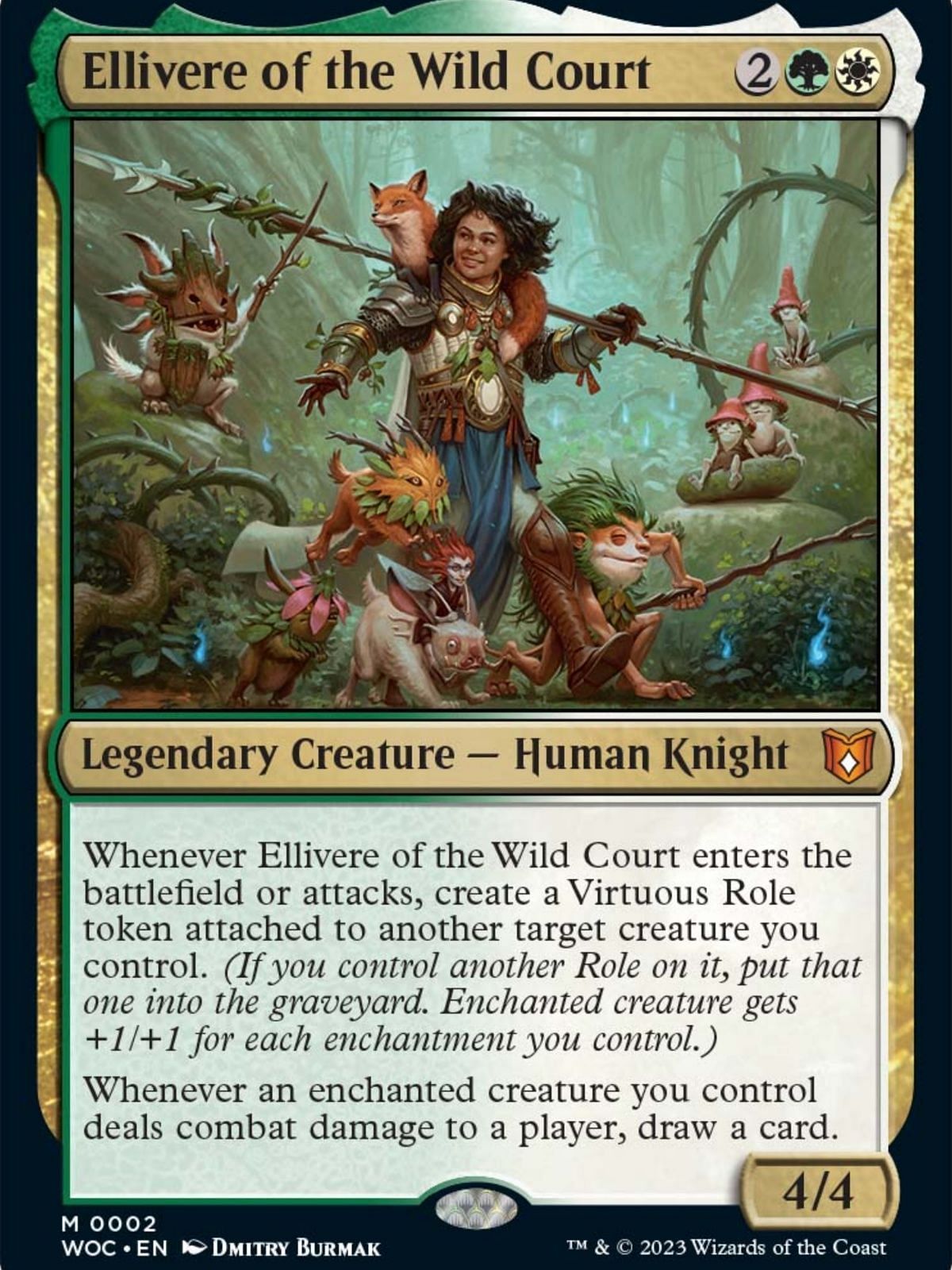 Ellivere of the Wild Court in MTG (Image via Wizards of the Coast)