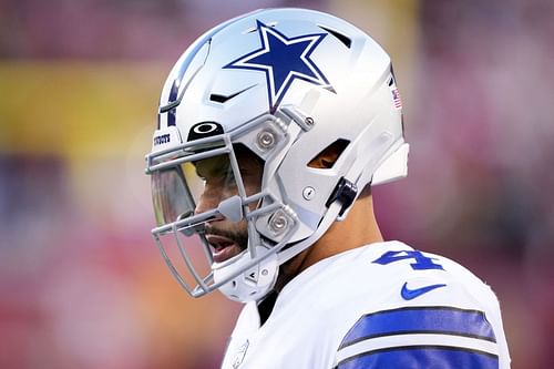 Dak Prescott during NFC Divisional Playoffs - Dallas Cowboys v San Francisco 49ers