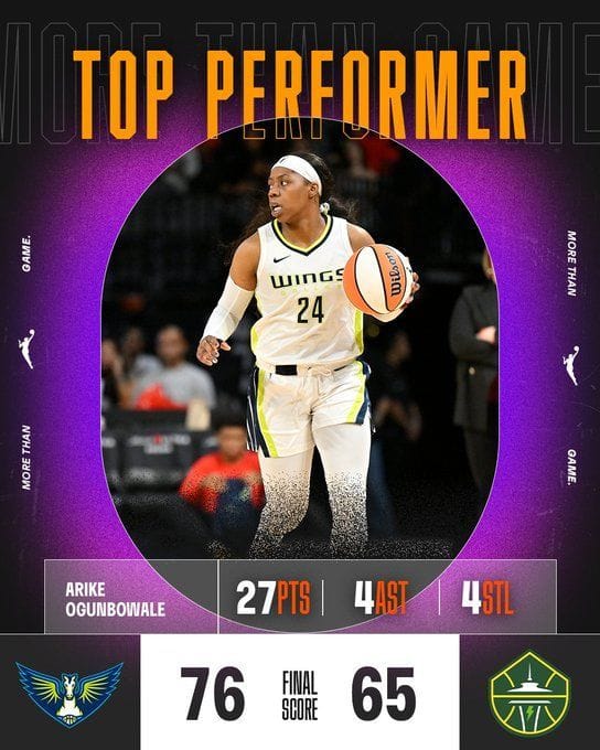 Watch Arike Ogunbowale breaks Dallas Wings' 3ptfranchise record with