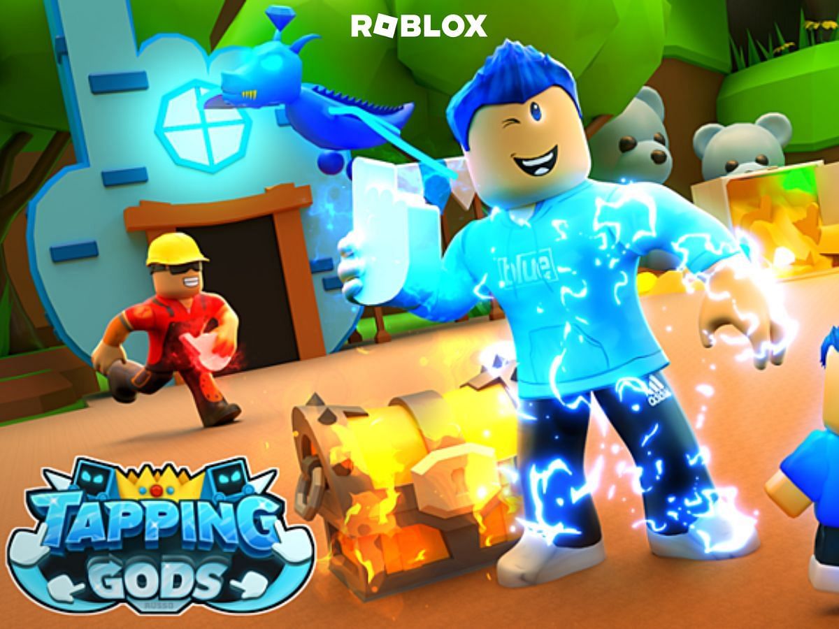 Rise to Divine Heights in Roblox Tapping Gods (Image via Sportskeeda)