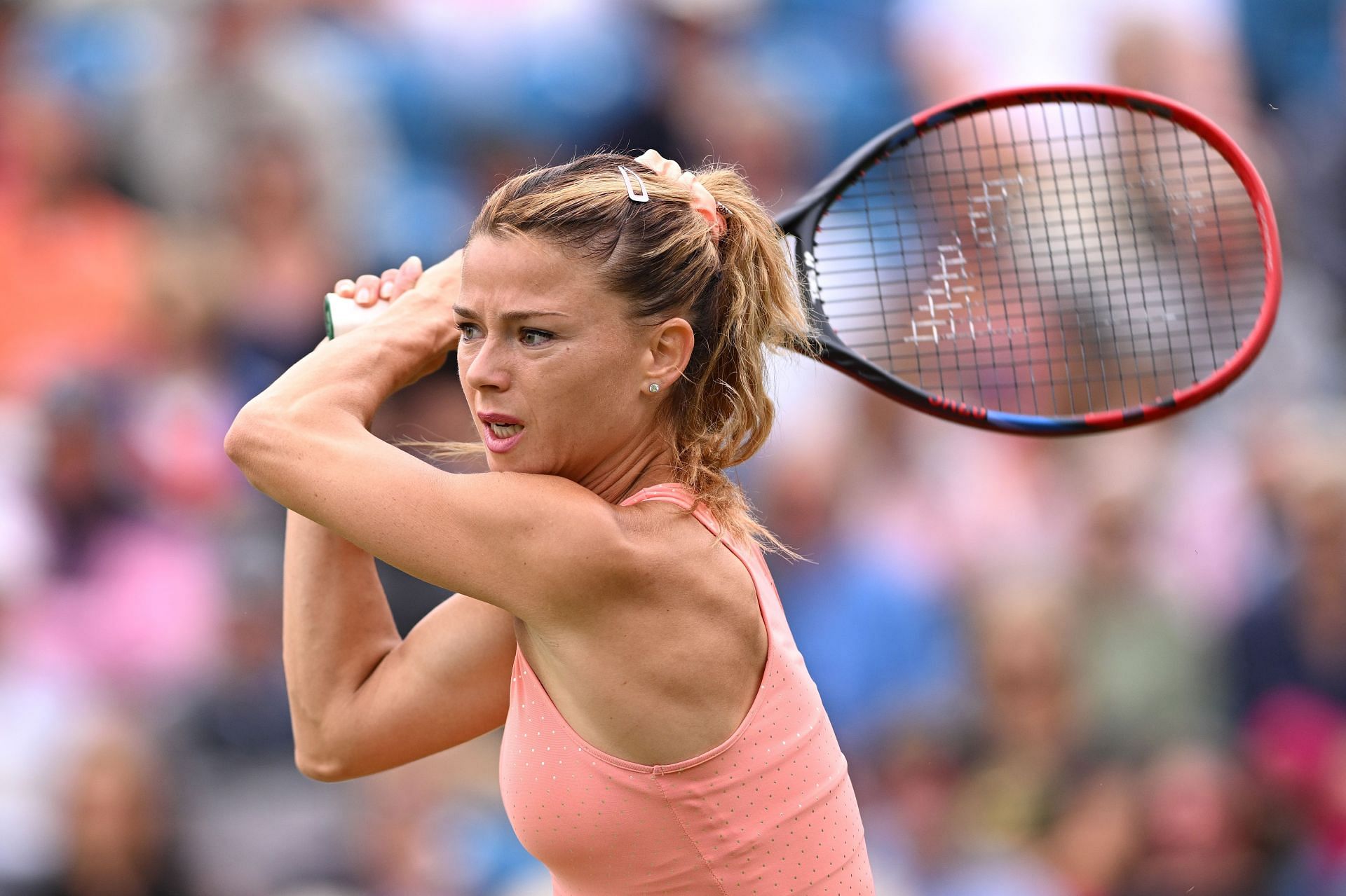 Camila Giorgi at the 2023 Eastbourne International.