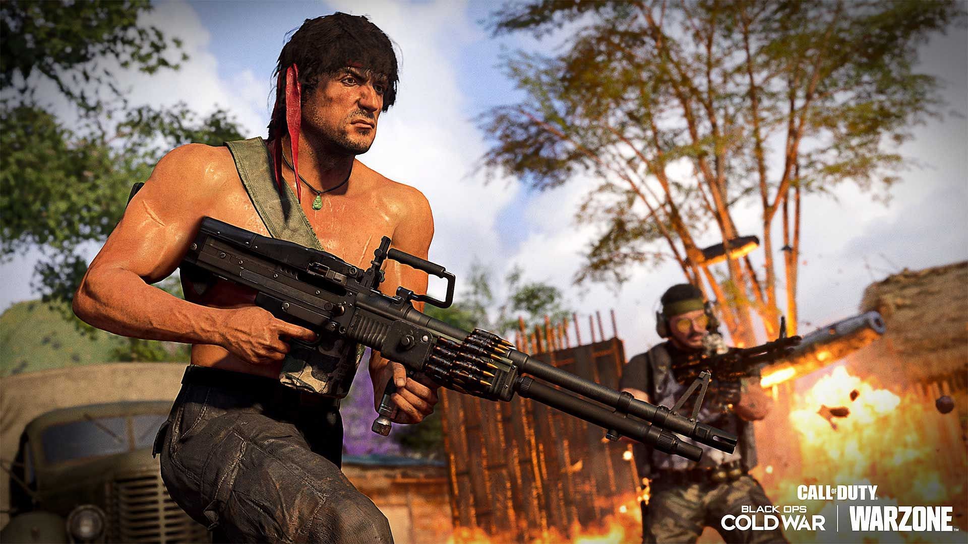 Rambo in Call Of Duty Black Ops: Cold War (Image via Activision)