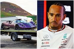 Lewis Hamilton’s former $10,000,000 worth Pagani Zonda crashes in Wales