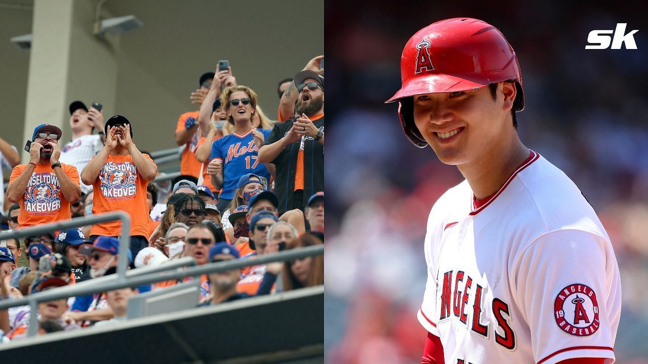 Shohei Ohtani breaks light in Citi Field video board with 107-mph foul ball