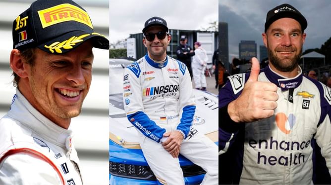 Former F1 champion, 2x Le Mans 24 winners, headlining the upcoming NASCAR race at Indianapolis makes it a must-watch spectacle