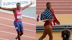 "I did" - Anna Hall rooted for Noah Lyles's win ahead of the 2023 World Athletics Championships
