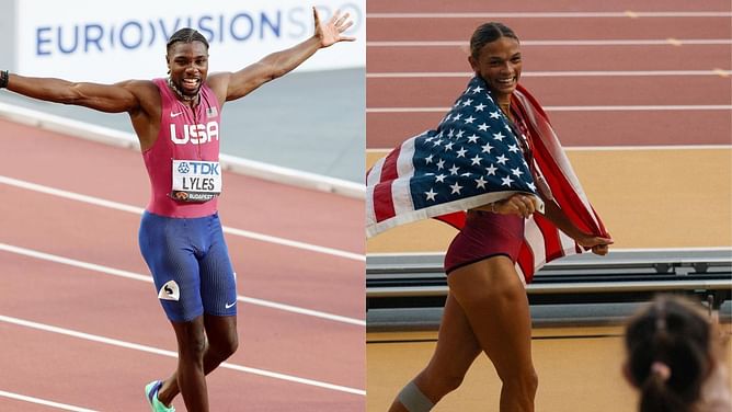 "I did" - Anna Hall rooted for Noah Lyles's win ahead of the 2023 World Athletics Championships