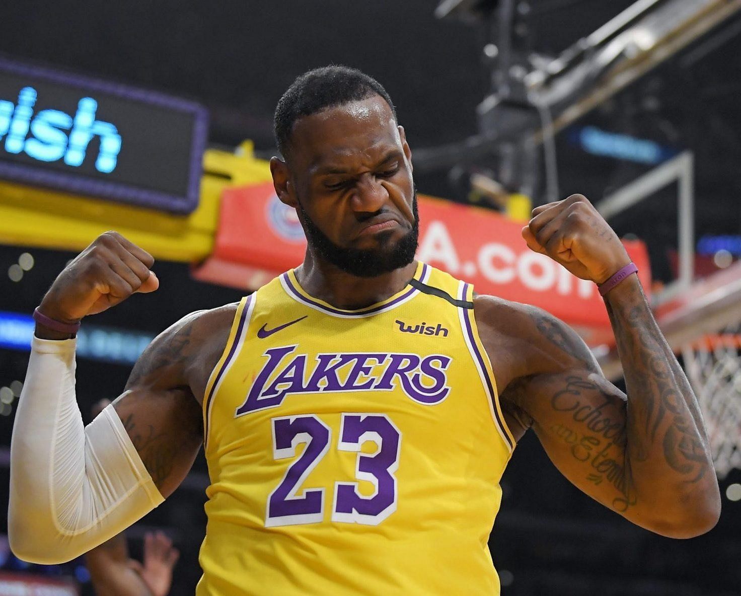 LA Lakers' LeBron James