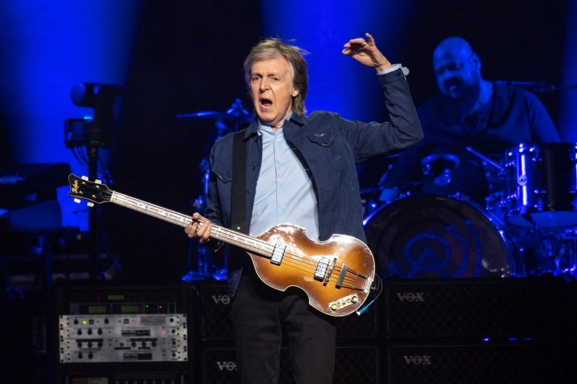 Paul McCartney at The SSE Hydro  in Glasgow, Scotland on December 14, 2018 (Image via Getty Images)