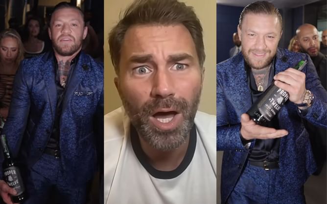 "There was a little bit of madness" - Eddie Hearn recounts hilarious story of Conor McGregor's arrival at Anthony Joshua's fight