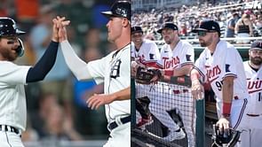 WATCH: Fan runs onto the field during Twins-Tigers game, plays cat and mouse with security
