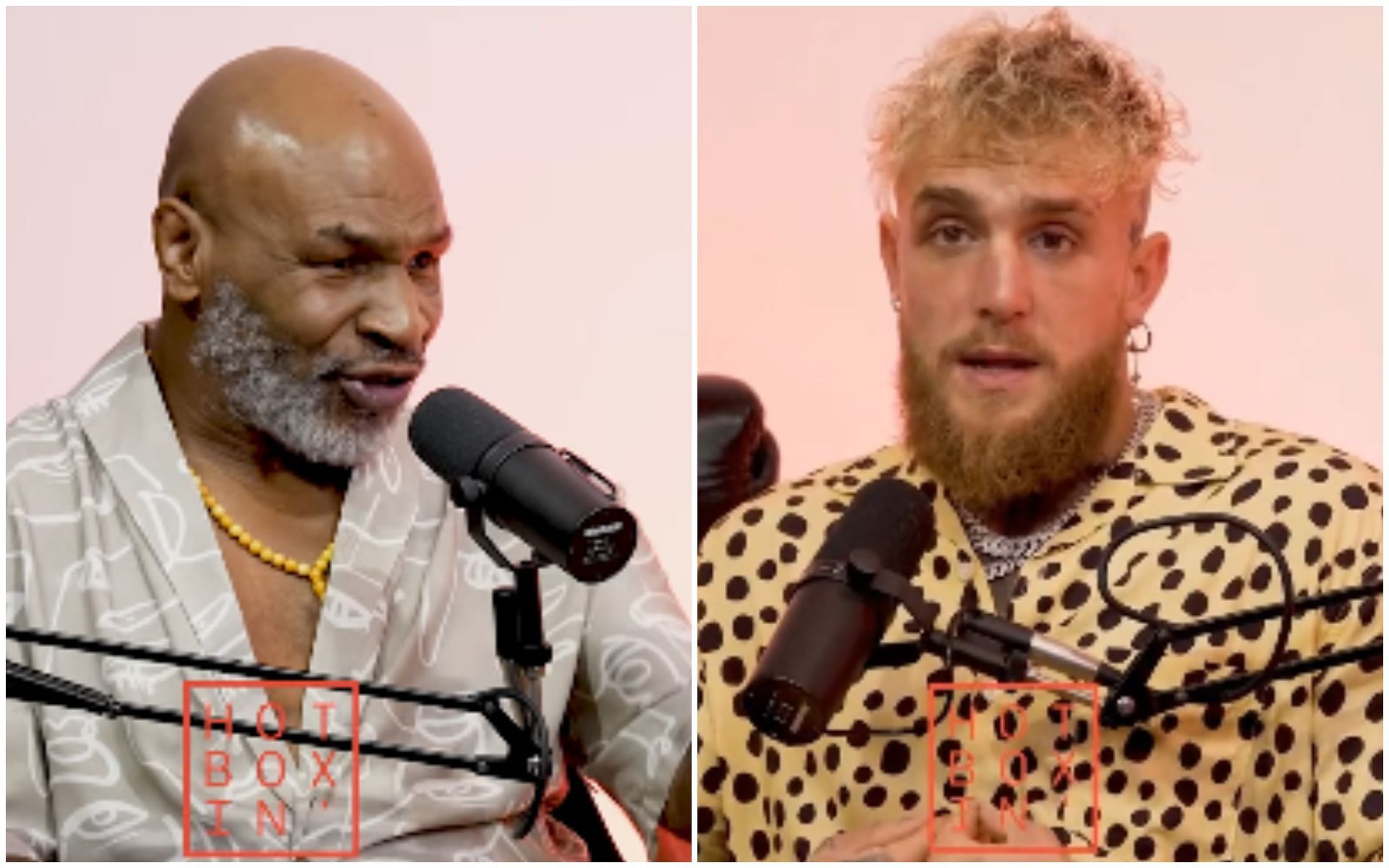 Mike Tyson and Jake Paul