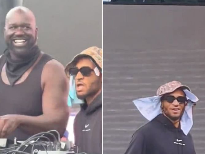Watch: Gary Payton II pulls up to Shaquille O'Neal aka DJ Diesel’s concert in Bay Area