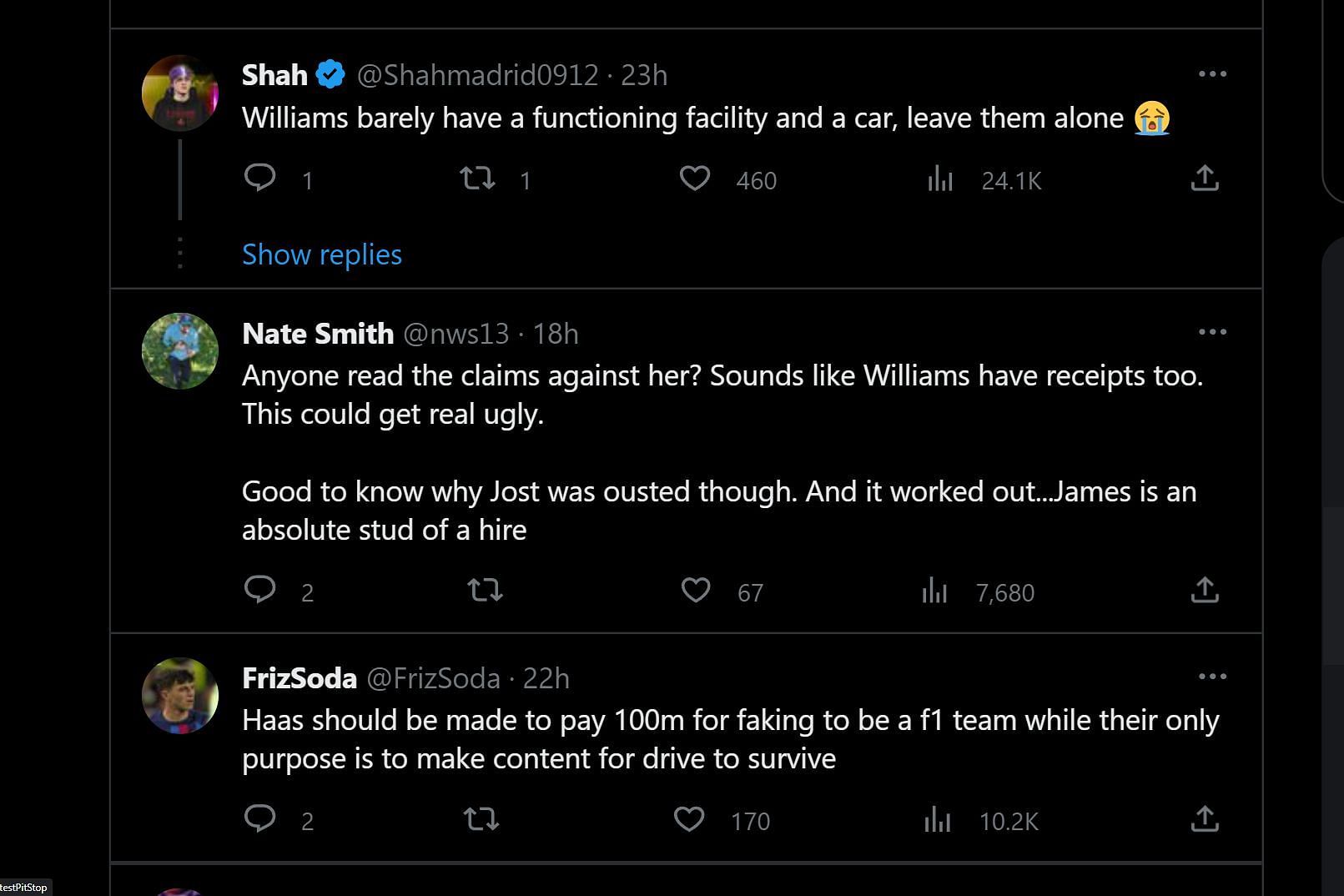 Tweets reacting to Schwarz accusing the British team for humiliating her (Image via Sportskeeda)