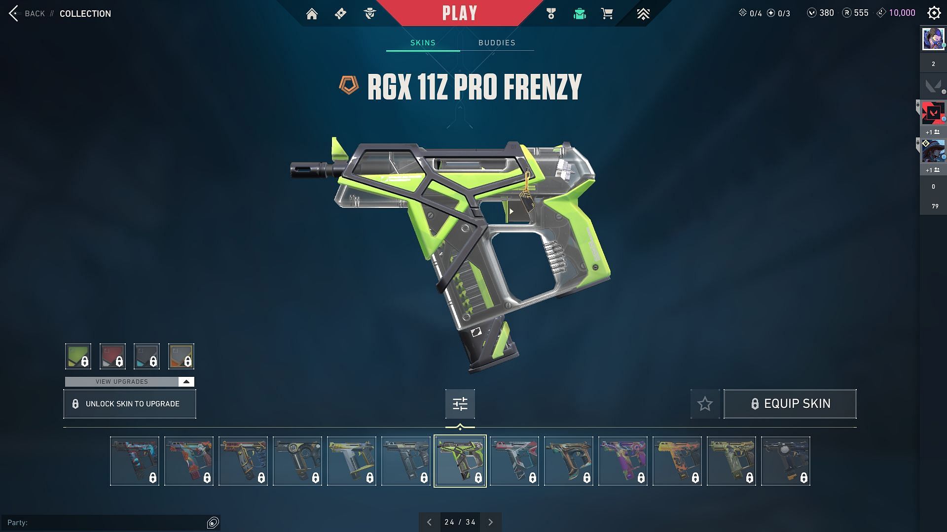 RGX 11Z Pro Frenzy (Image via Riot Games)
