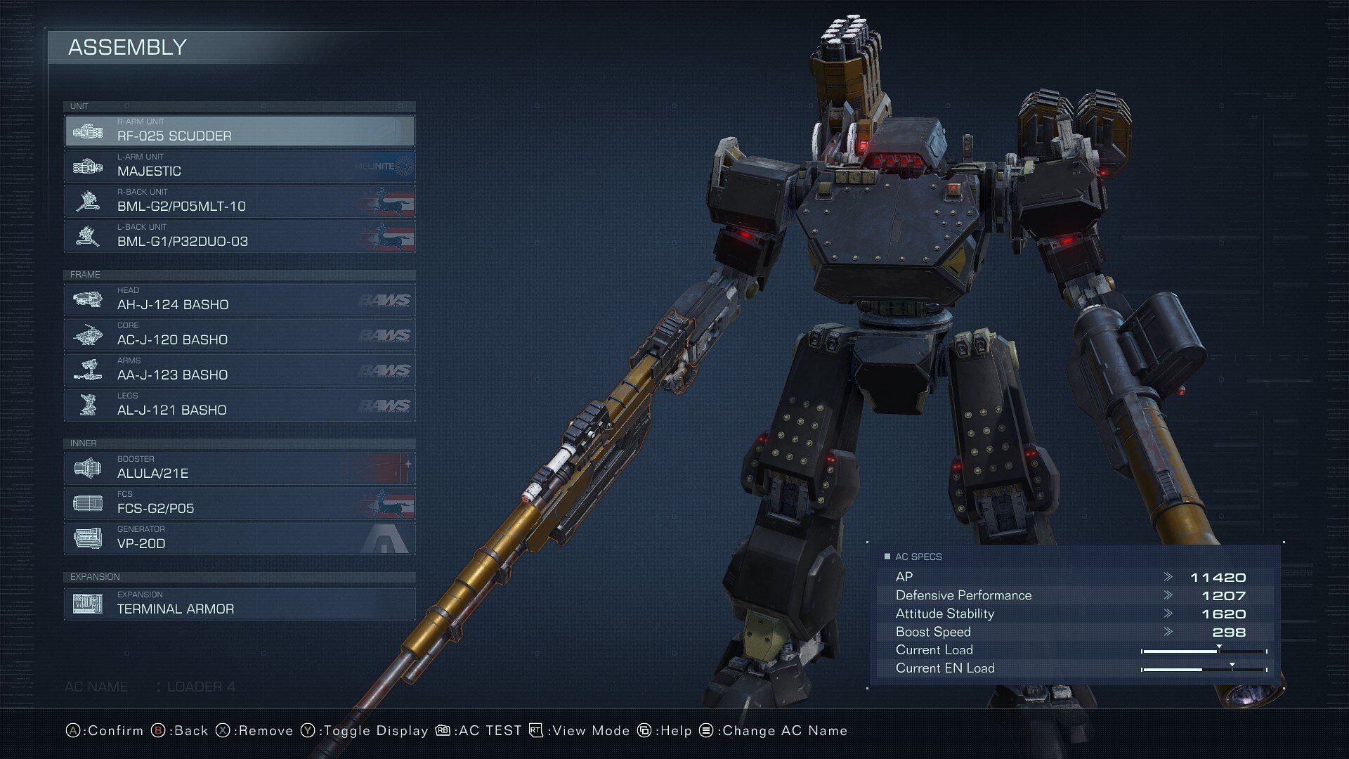 As you complete missions, you&#039;re rewarded with new and improved mech parts, giving you more options to customize and craft the mech of your dreams (Image via FromSoftware, Sportskeeda)