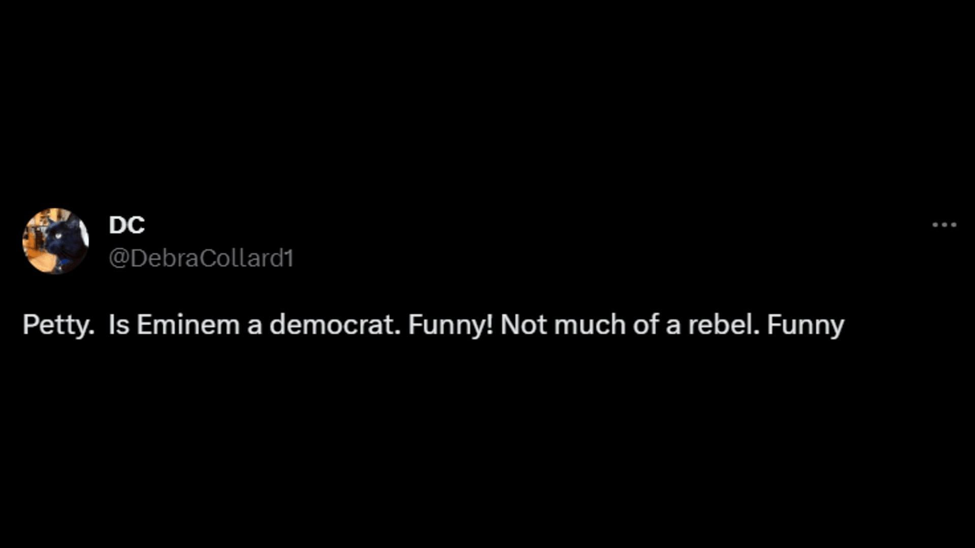 A netizen calls Em a democrat. (Image via X/DC)