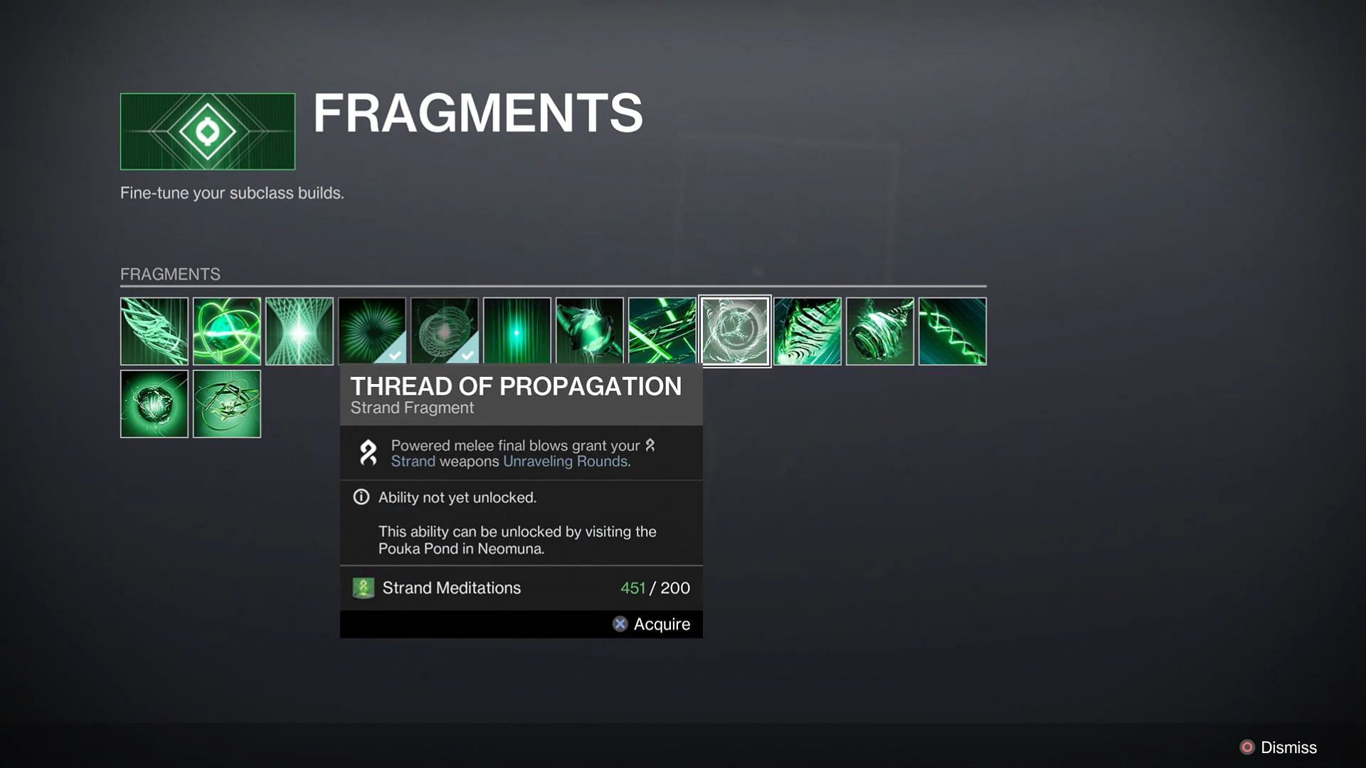This Fragment is ideal for melee builds (Image via Destiny 2)