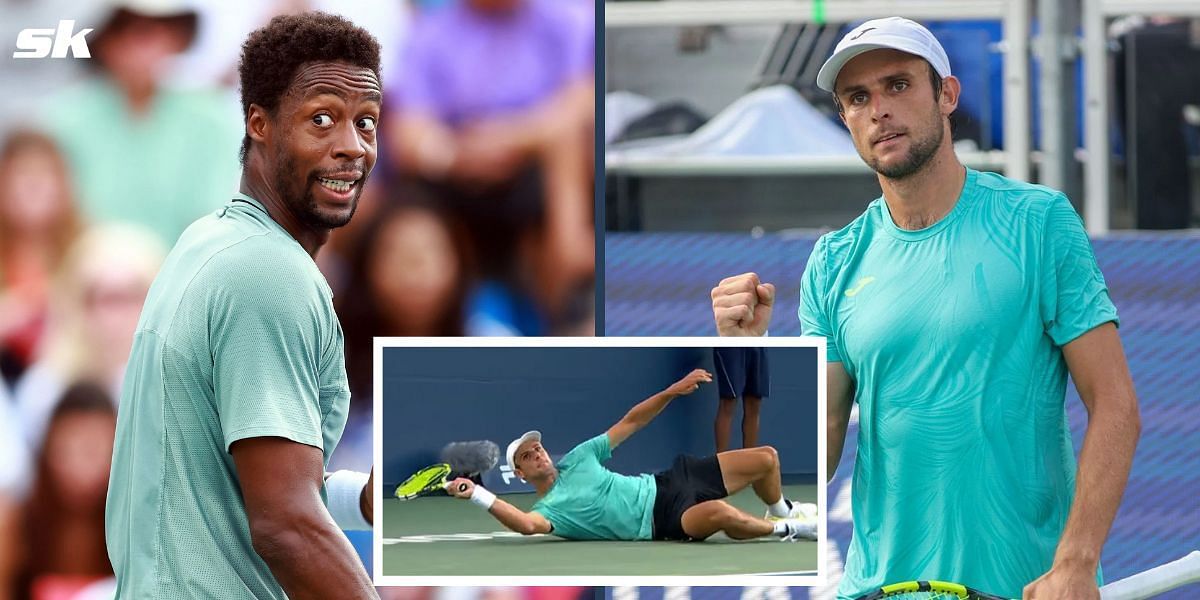 Gael Monfils beats Aleksander Vukic