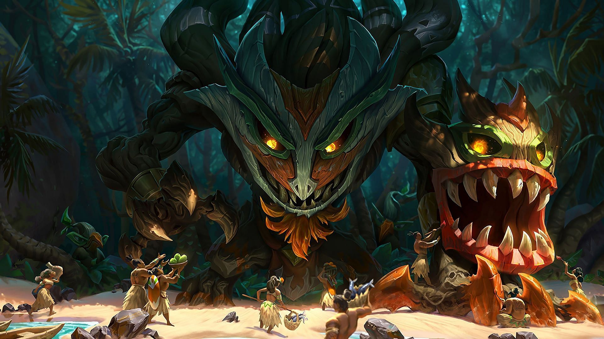 Maokai in League of Legends 2v2v2v2 Arena mode (Image via Riot Games)