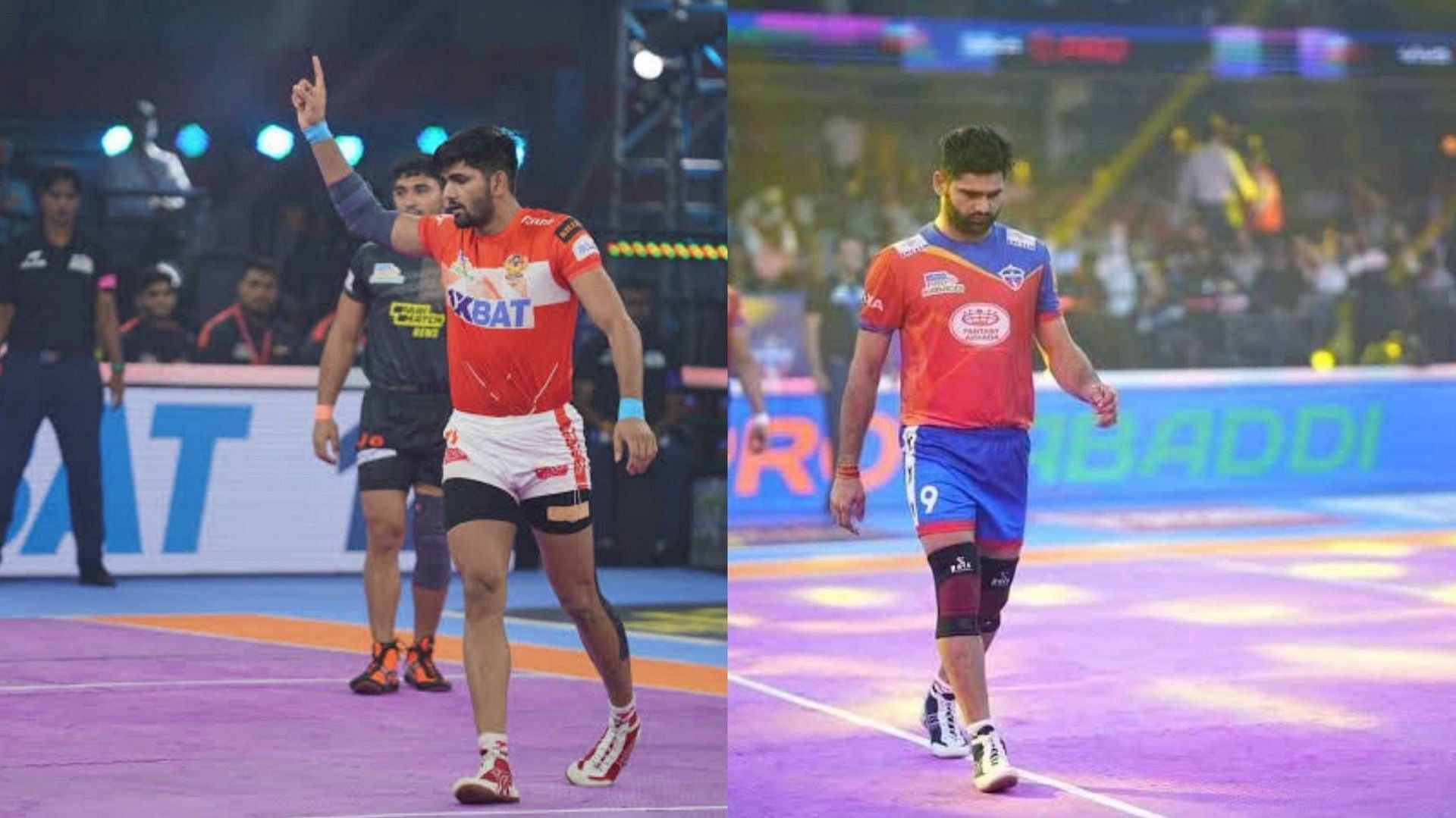 Parteek Dahiya and Pardeep Narwal (Image: Pro Kabaddi)