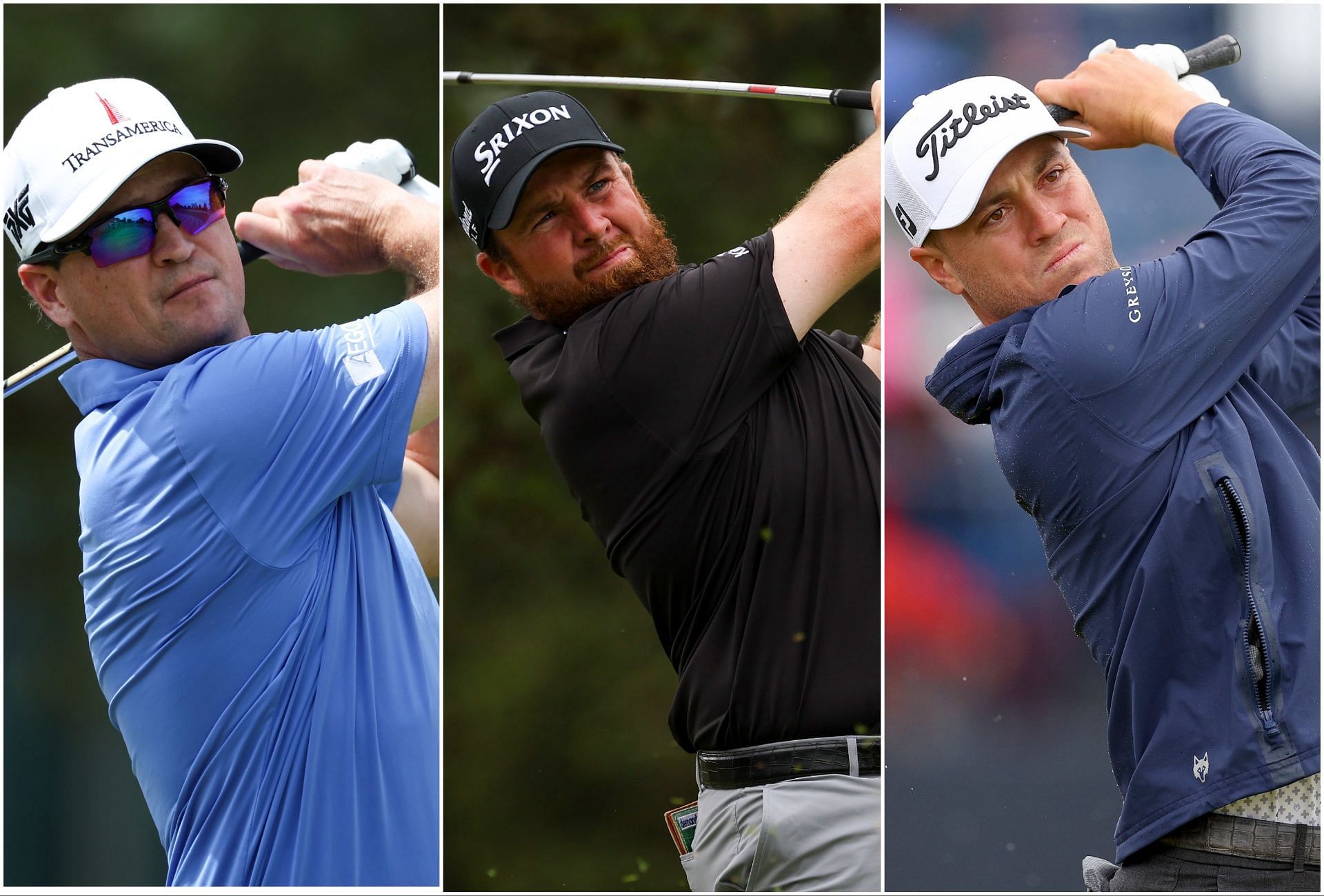 Zach Johnson, Shane Lowry, and Justin Thomas set to play at 2023 Wyndham Championship (via Getty Images)