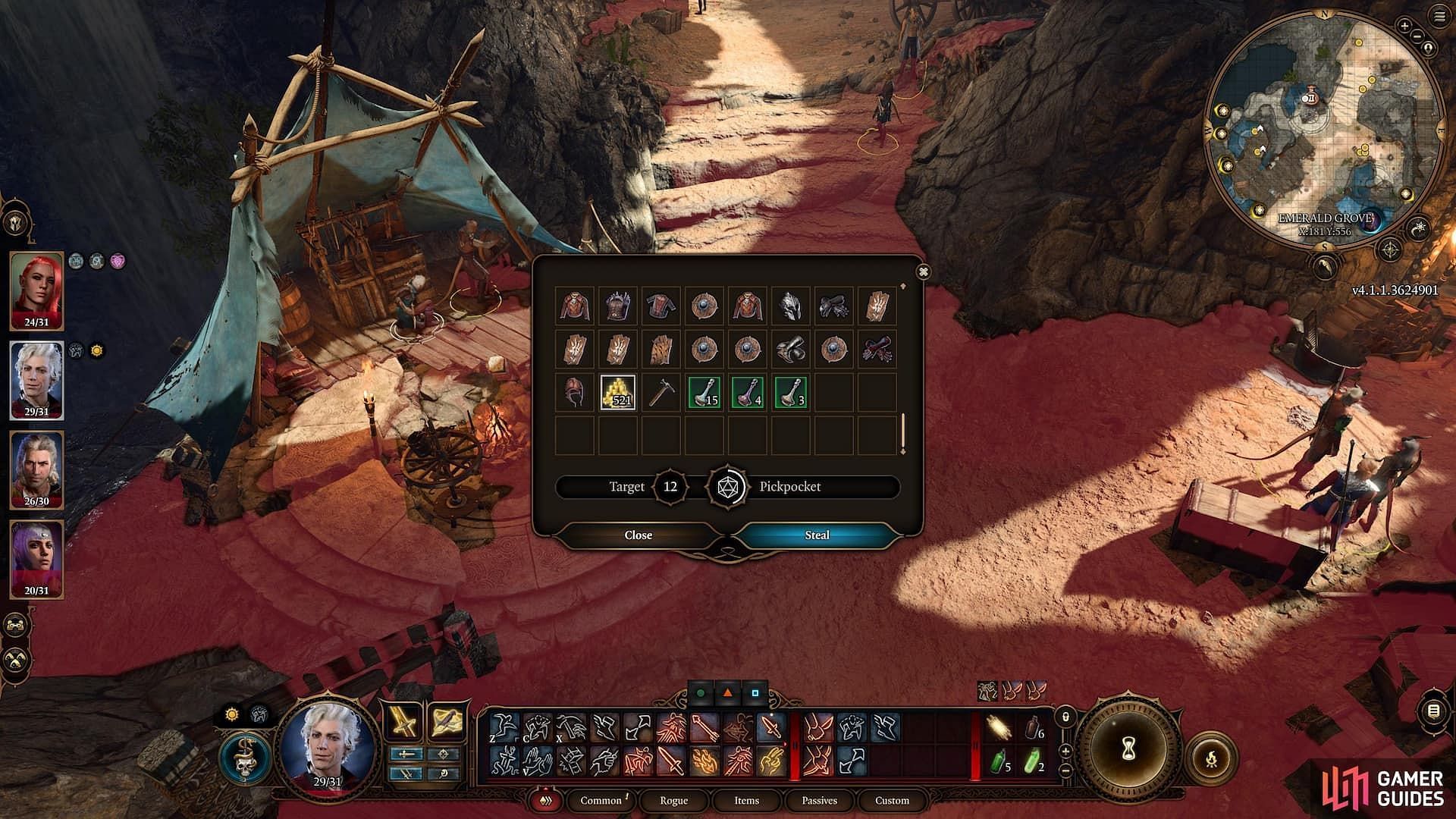 There are several ways to obtain gold in the game (Image via Larian Studios)