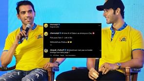 "Let’s see who wins"- CSK pacer Deepak Chahar challenges Shivam Dube for a one-over match in a hilarious banter