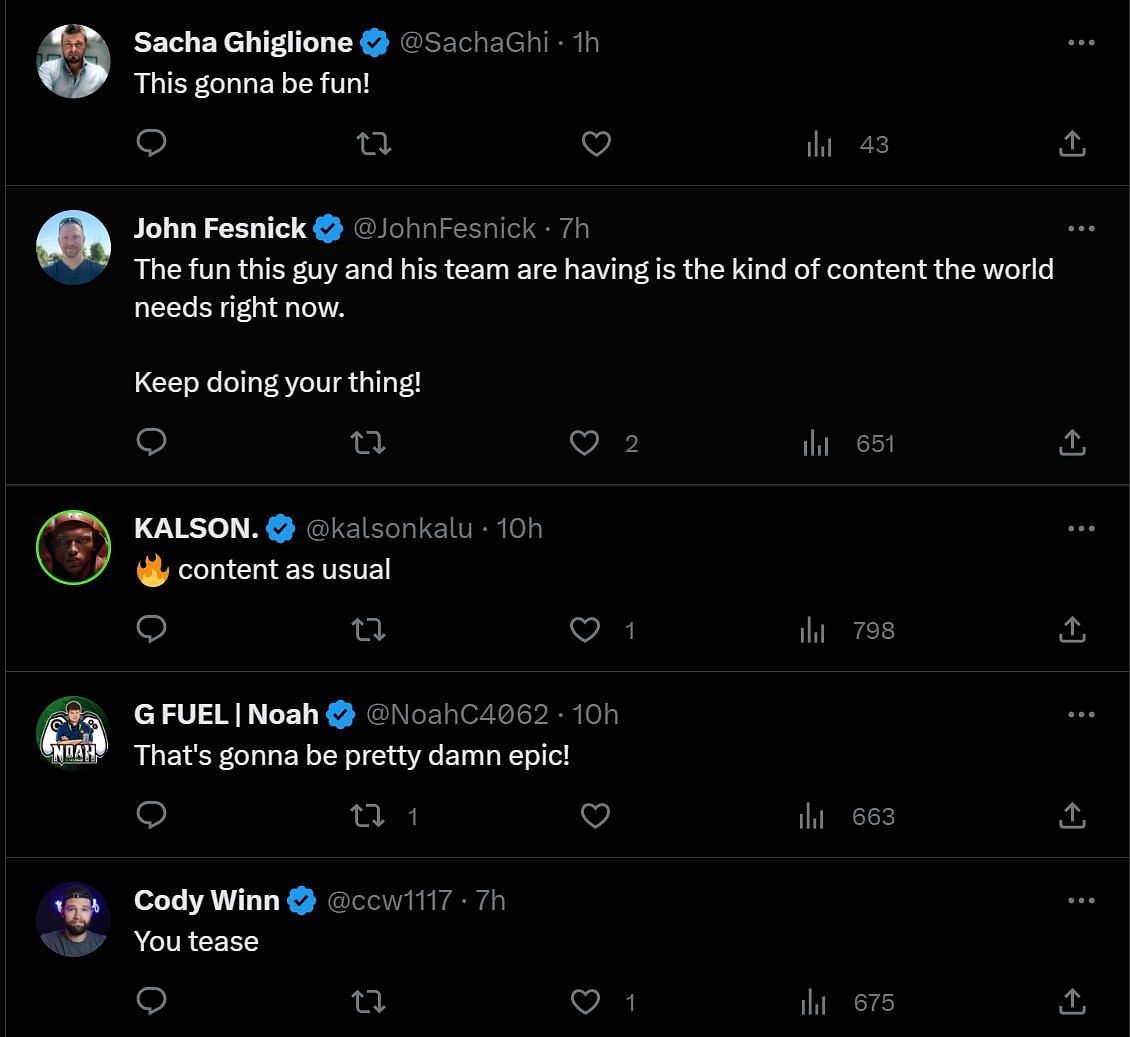 Netizens reacting to the YouTuber's recent tweet 4/4 (Image via Twitter)