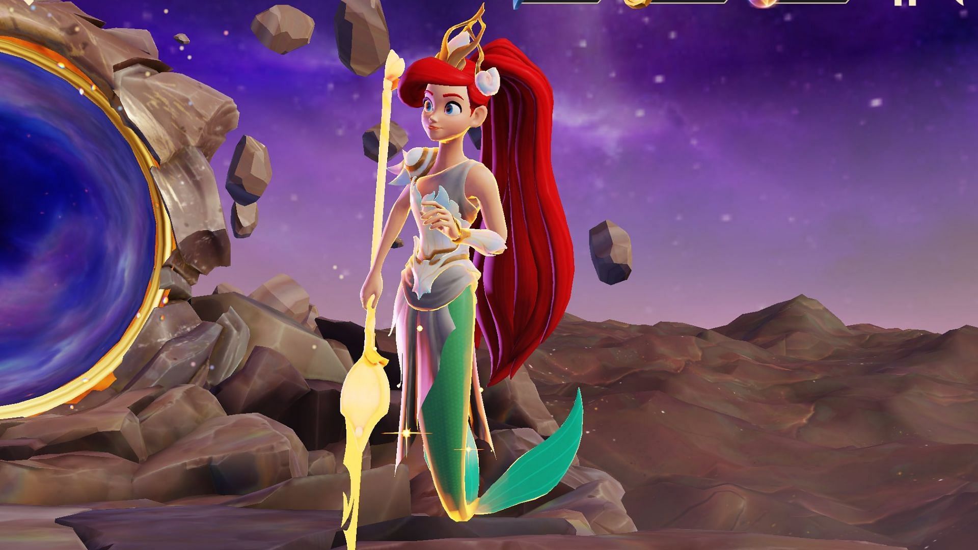 Ariel in Disney Mirrorverse. (Image via Kabam)