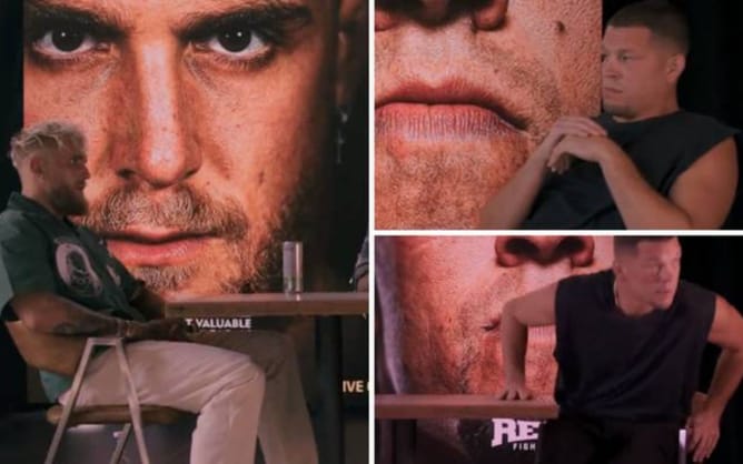 "Next level trolling" - UFC Hall of Famer breaks down why "a little embarrassed" Nate Diaz stormed out of faceoff leaving Jake Paul stranded