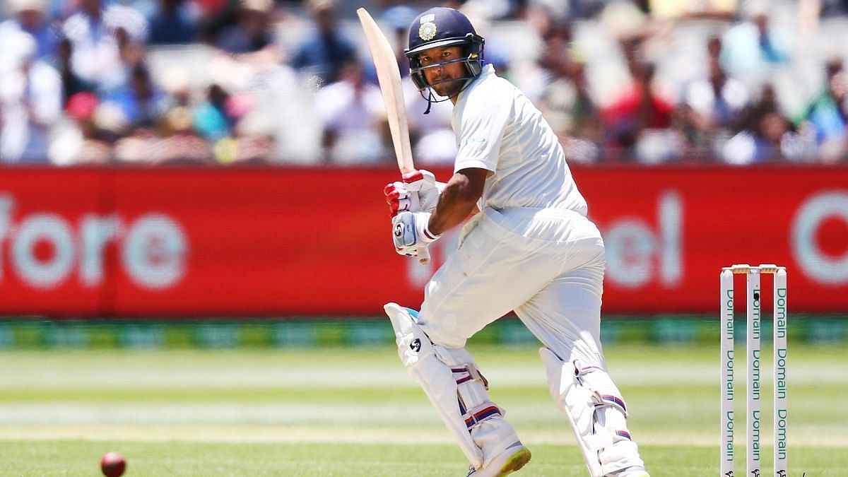 Mayank Agarwal playing a shot (Image Courtesy: ICC)