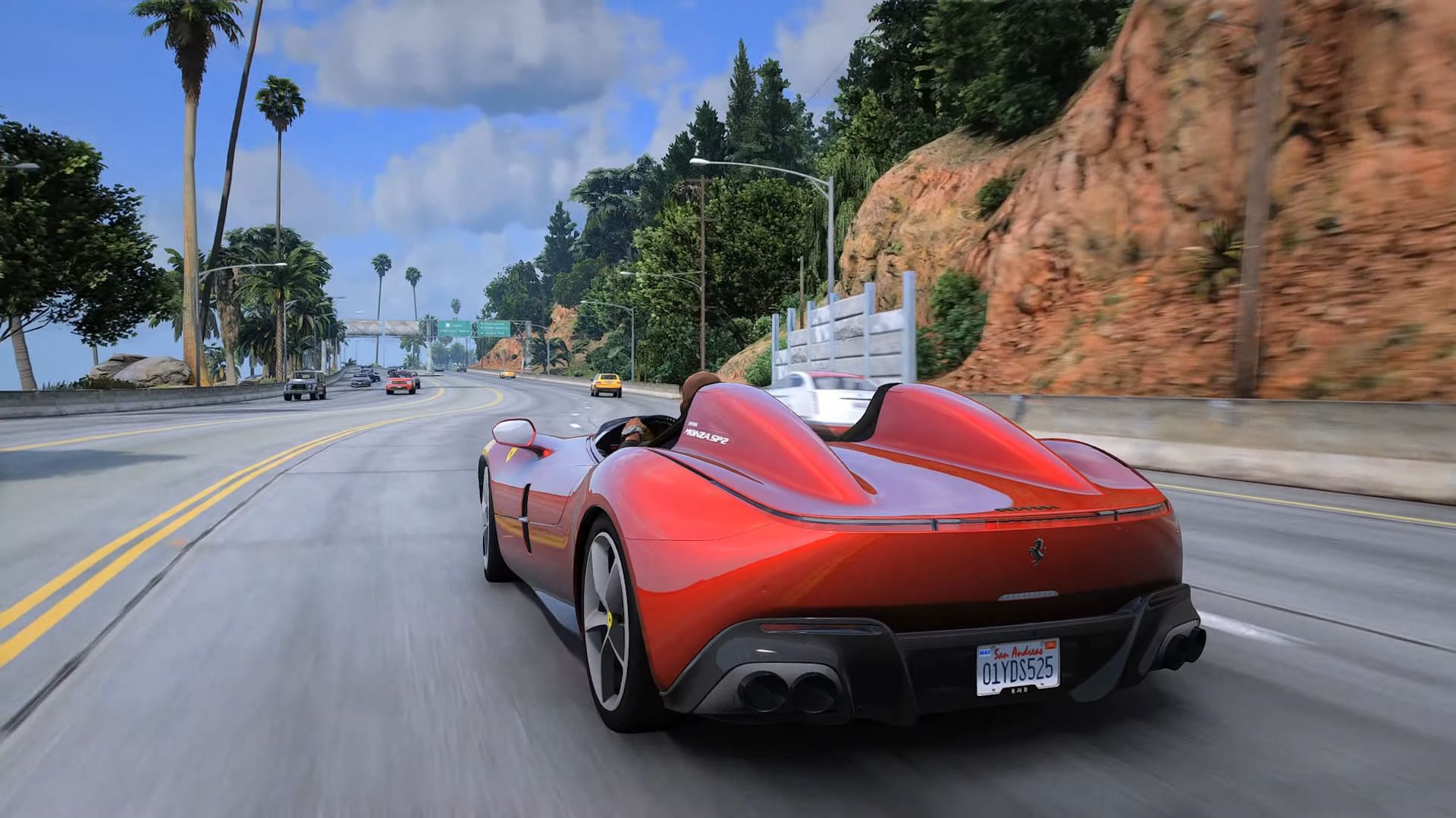 GTA 5 PS5 graphics mod displays ultra graphics with enhanced reflection