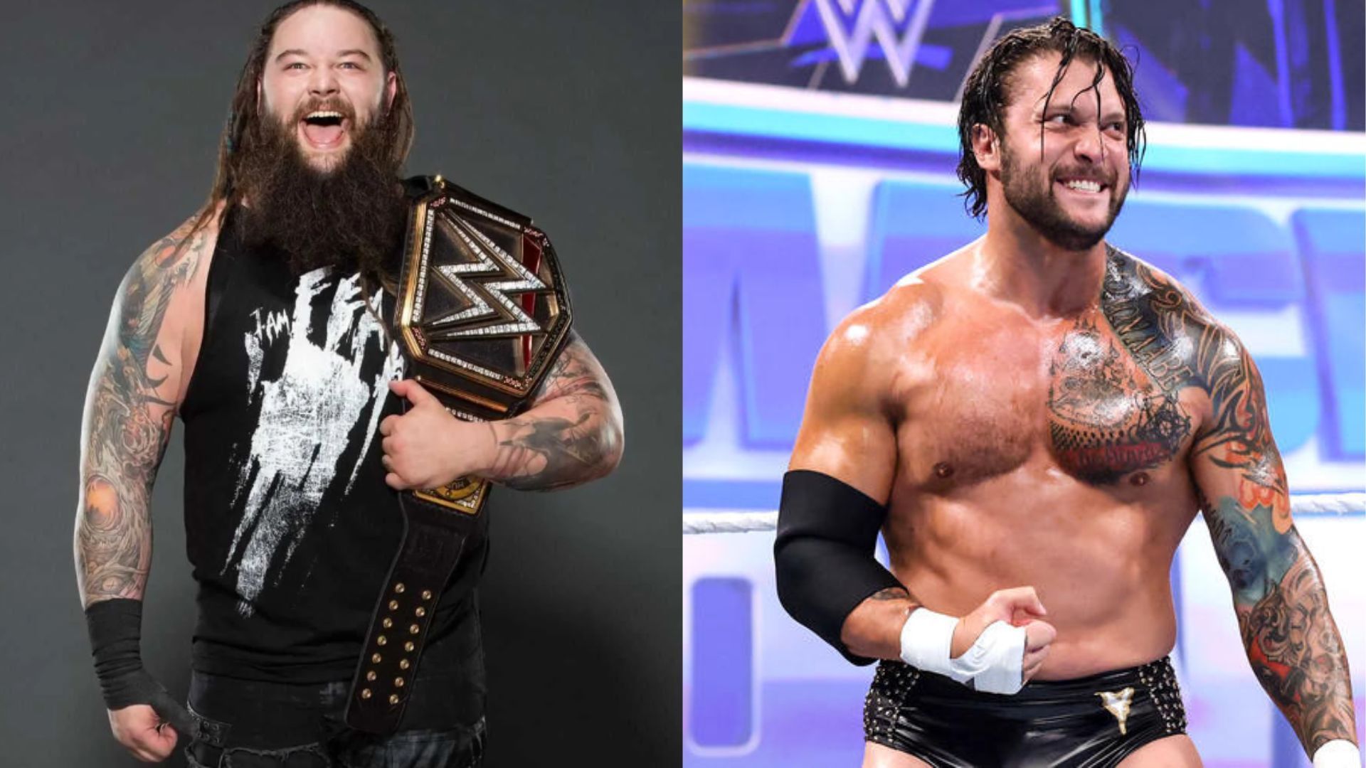 Bray Wyatt (left) and Karrion Kross (right)