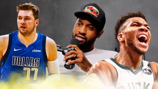 Paul George sensationally claims Luka Doncic could pass Giannis Antetokounmpo and Dirk Nowitzki: “Chance to be the biggest international guy”