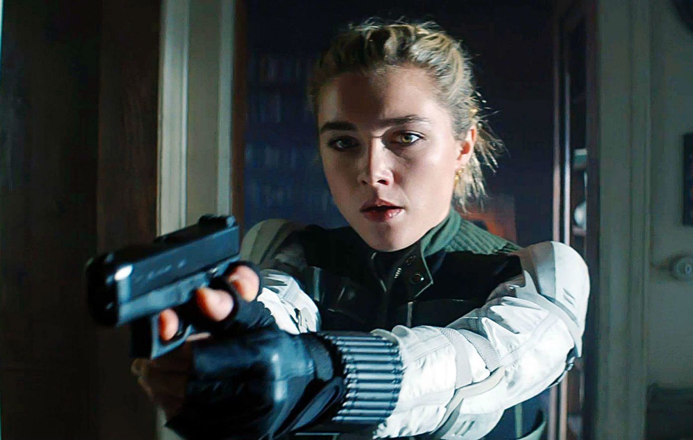 Florence Pugh in a scene from the Walt Disney Studios new movie: 