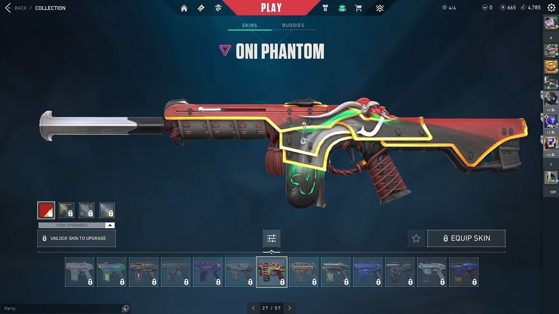 The Oni Phantom (Image via Riot Games)