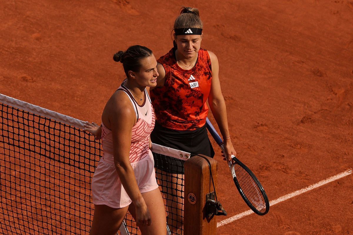 Aryna Sabalenka lost to Karolina Muchova in the semifinals of Roland Garros earlier this year