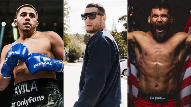 "He went for the Daniel Cormier towel trick" - Fans slam Nate Diaz's teammate Chris Avila for missing weight against Jeremy Stephens
